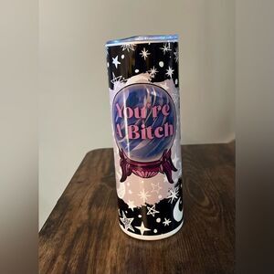 Moon Child World Witchy Tumbler “You’re A B•••h” 22 oz.